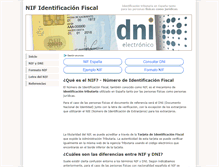 Tablet Screenshot of nif.com.es